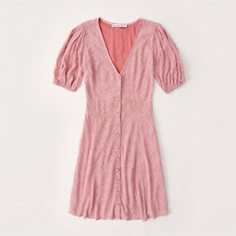 Button up mini dress